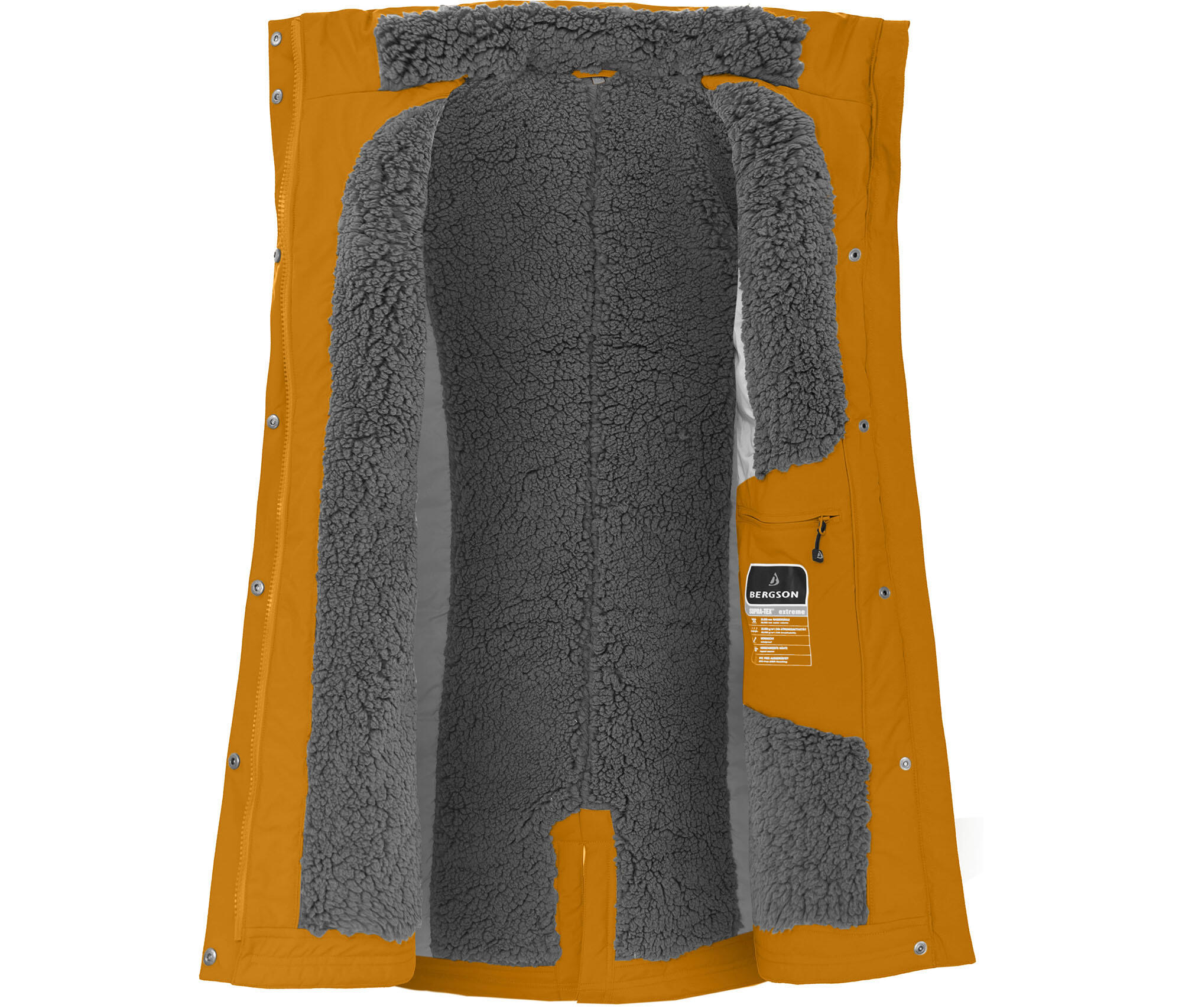 Wintermantel Teddy Futter, warm wattiert, 20000 mm Wassersäule gold 6/7