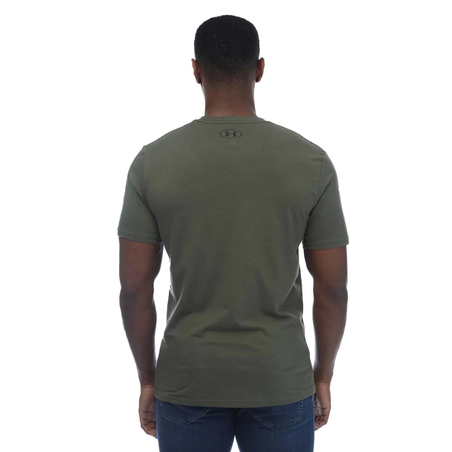 Sportstyle Maglietta Maniche Corte Uomo Under Armour Verde 2/7