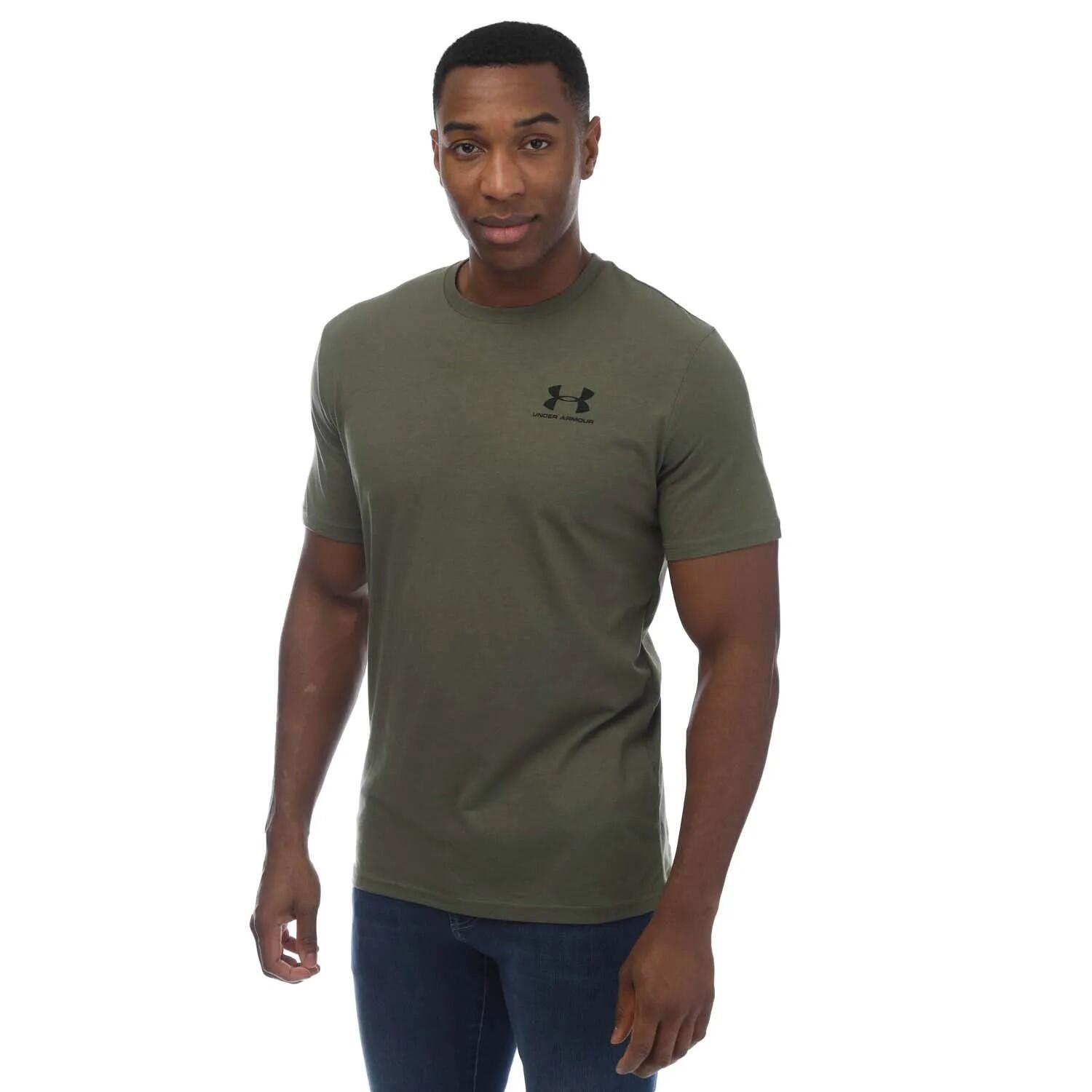 UNDER ARMOUR Mens Sportstyle ShortSleeved TShirt (Green)