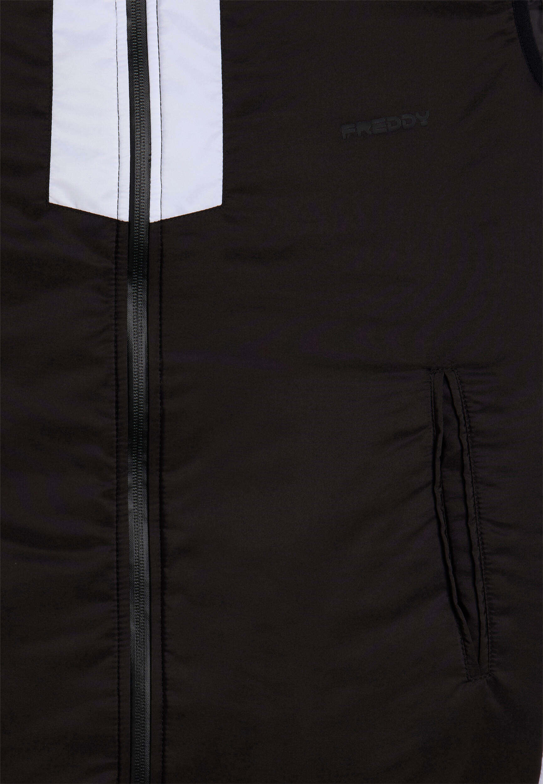 Gilet imbottito con cappuccio e zip 3/3