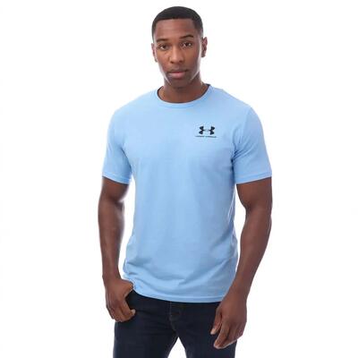 Maglietta Logo Uomo Under Armour Grigio Argento