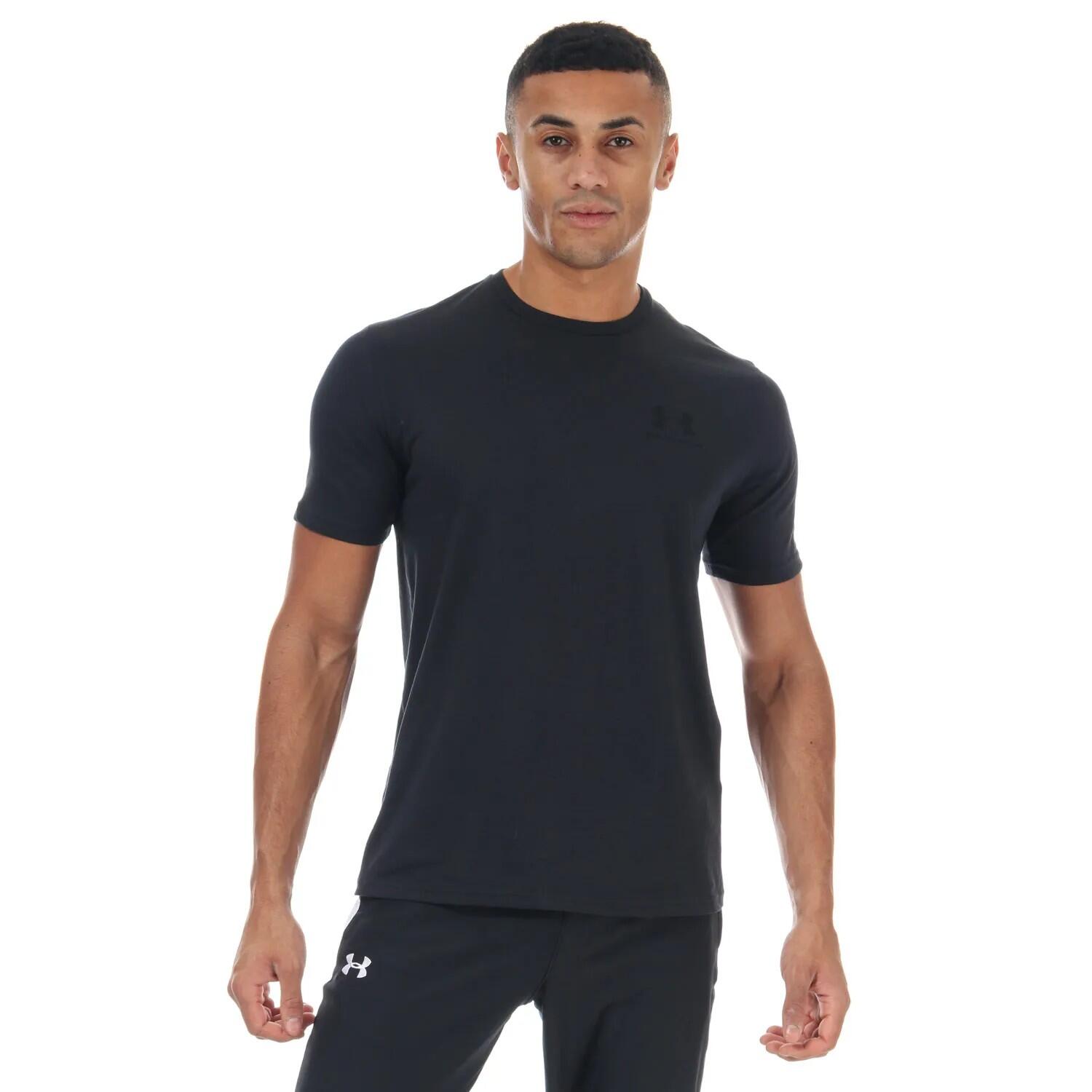 UNDER ARMOUR Mens Sportstyle ShortSleeved TShirt (Black)