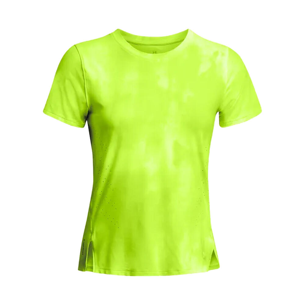 Womens/Ladies Launch Elite Printed TShirt (Yellow) 1/3