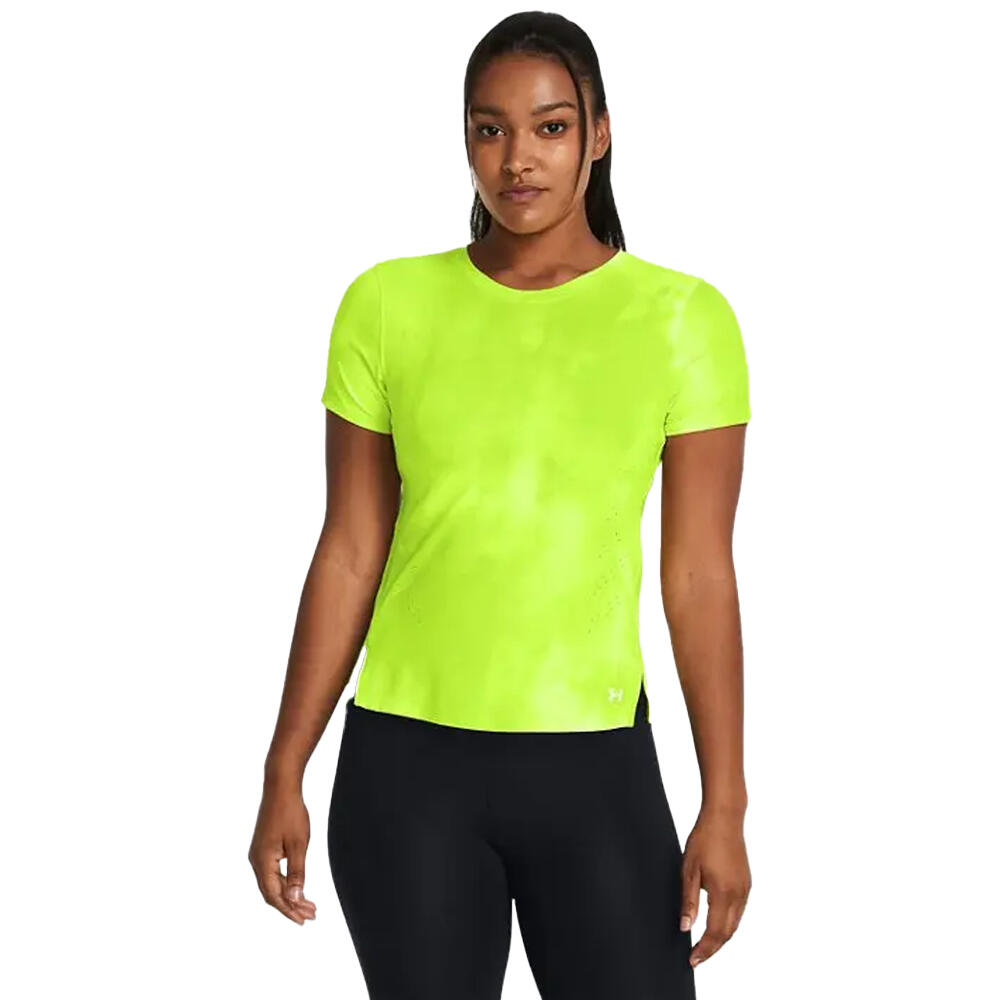 Womens/Ladies Launch Elite Printed TShirt (Yellow) 3/3
