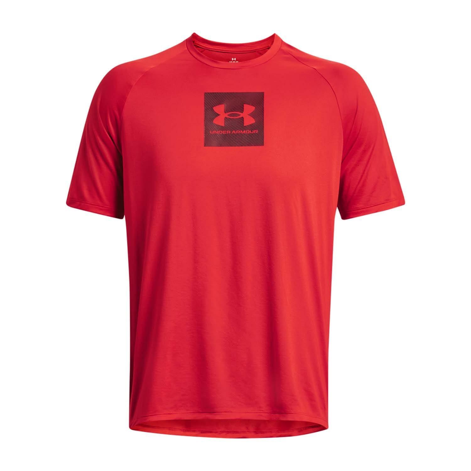 UNDER ARMOUR Maglietta Stampato Uomo Under Armour Tech Rosso