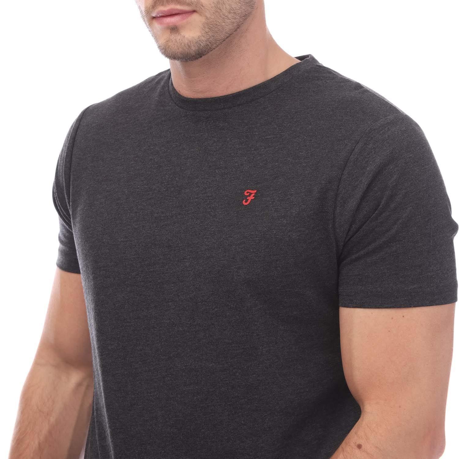 Mens Ryman Lounge TShirt (Pack of 3) (Black/Grey/Navy) 3/4