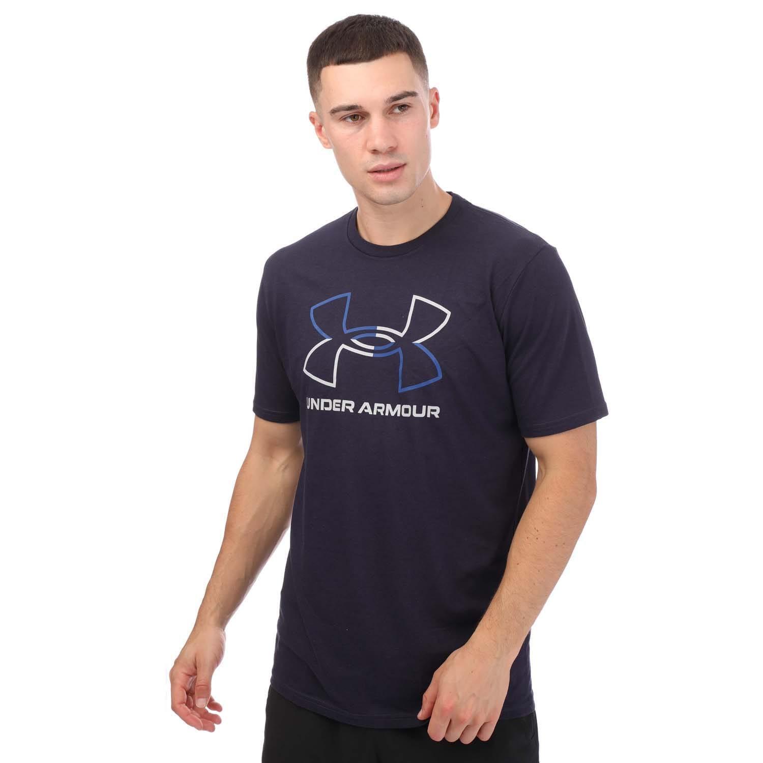 Mens GL Foundation ShortSleeved TShirt (Navy) 1/3