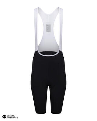 Dames debut bib shorts zwart & wit
