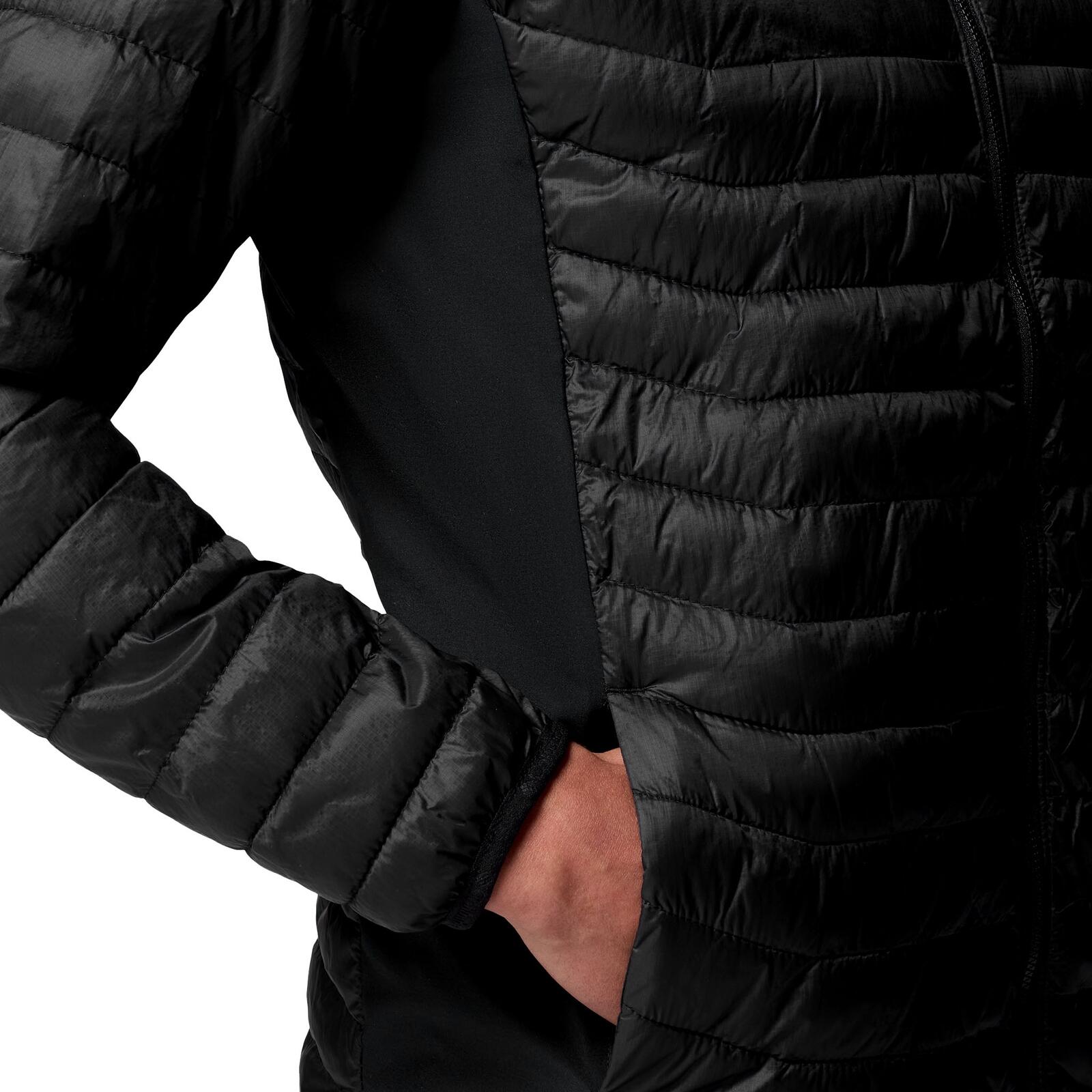 Steppjacke wärmend atmungsaktiv Herren - Powder Pass™ Hybrid Hooded Jacket 5/7