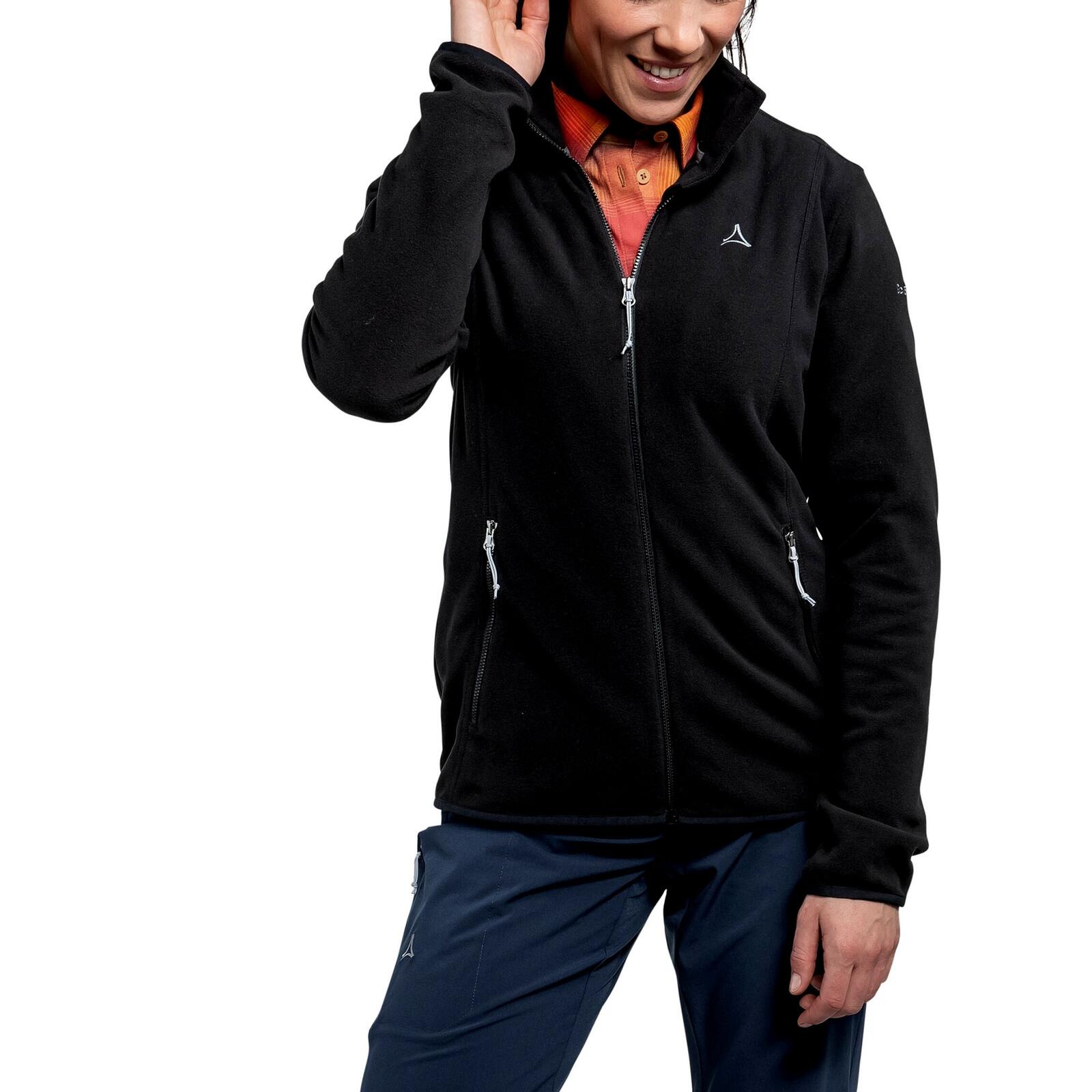 Fleecejacke wärmend schnelltrocknend Damen - Hiking Fleece Jacket Style Ash 2/6