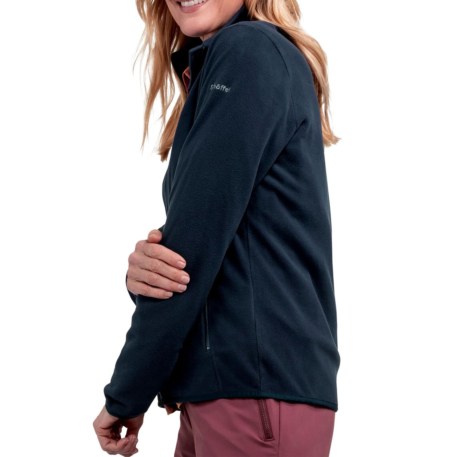 Fleecejacke wärmend schnelltrocknend Damen - Hiking Fleece Jacket Style Ash 3/6