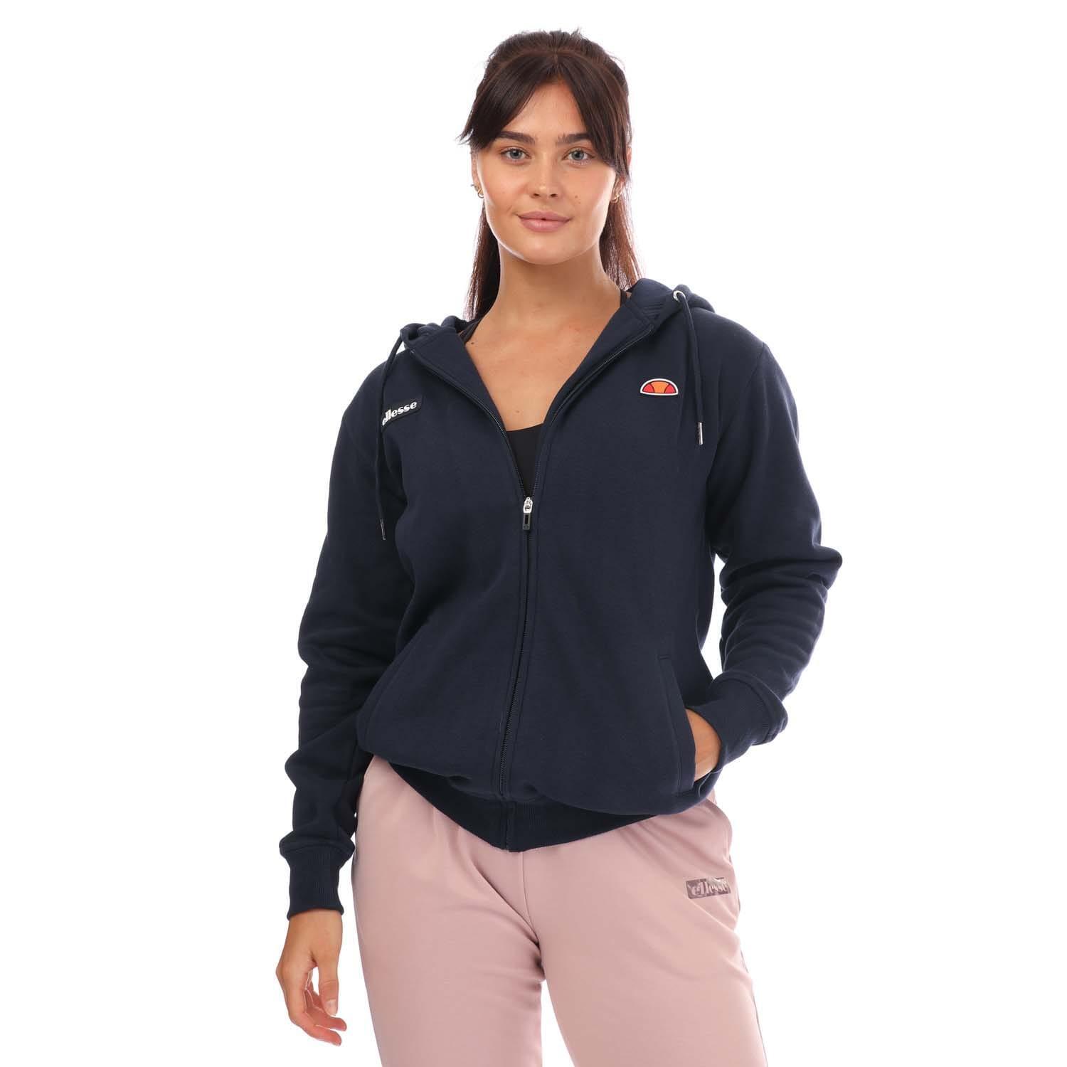 ELLESSE Womens/Ladies Henicea Full Zip Hoodie (Navy)