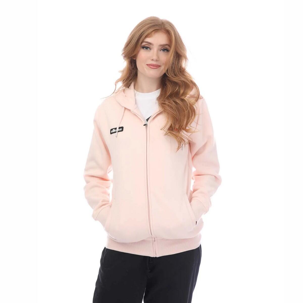 ELLESSE Womens/Ladies Henicea Regular Full Zip Hoodie (Pink)