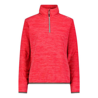 Fleecepullover weich wärmend Damen - Second-Layer-Rollkragenpullover