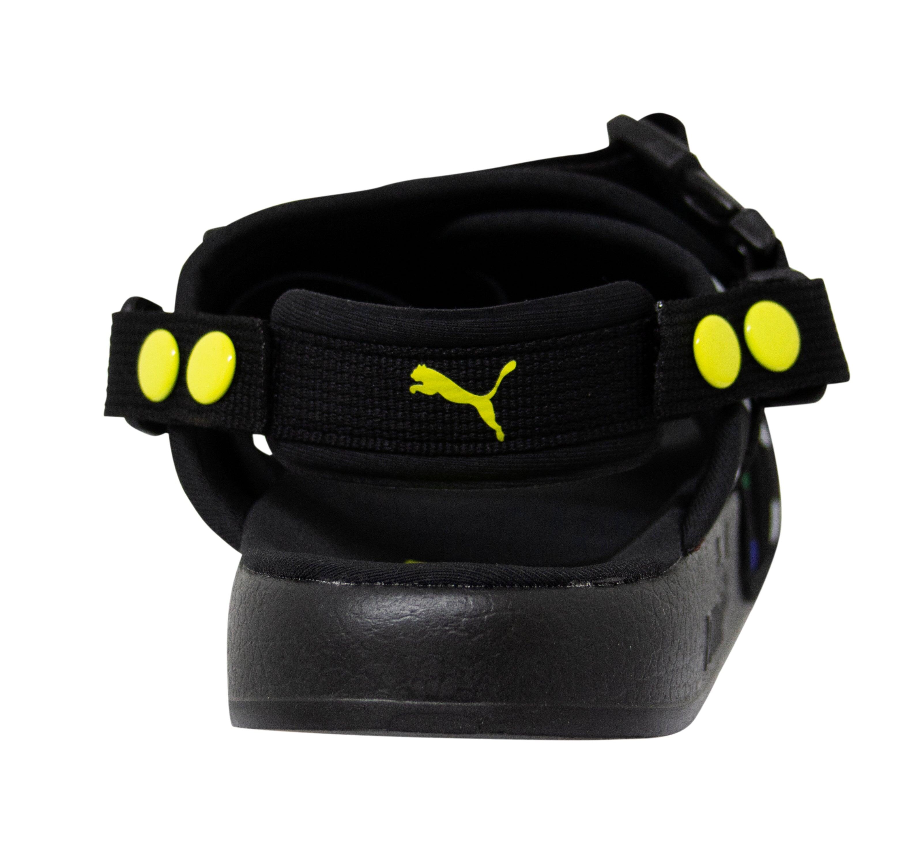 Puma x Leadcat Chinatown Market Triple Strap Black Men Slip On Sandals  370188 01 PUMA | Decathlon