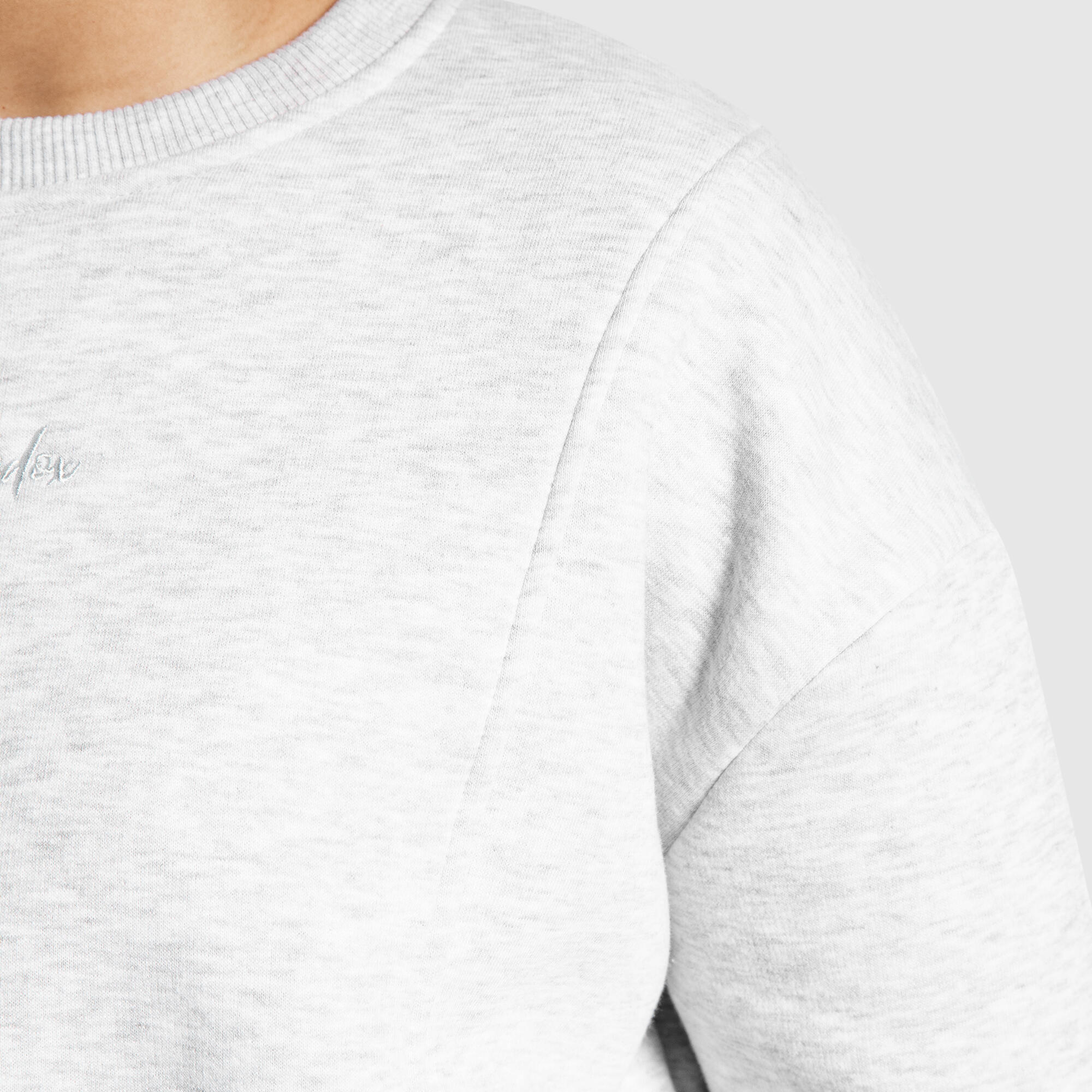 Damen Sweatshirt Siana Grau Melange 5/6