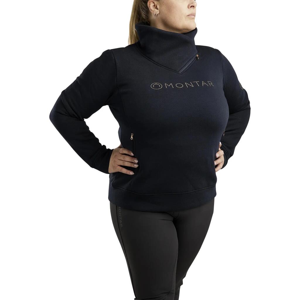 Montar Naja Women's Riding Zip Up Sweatshirt