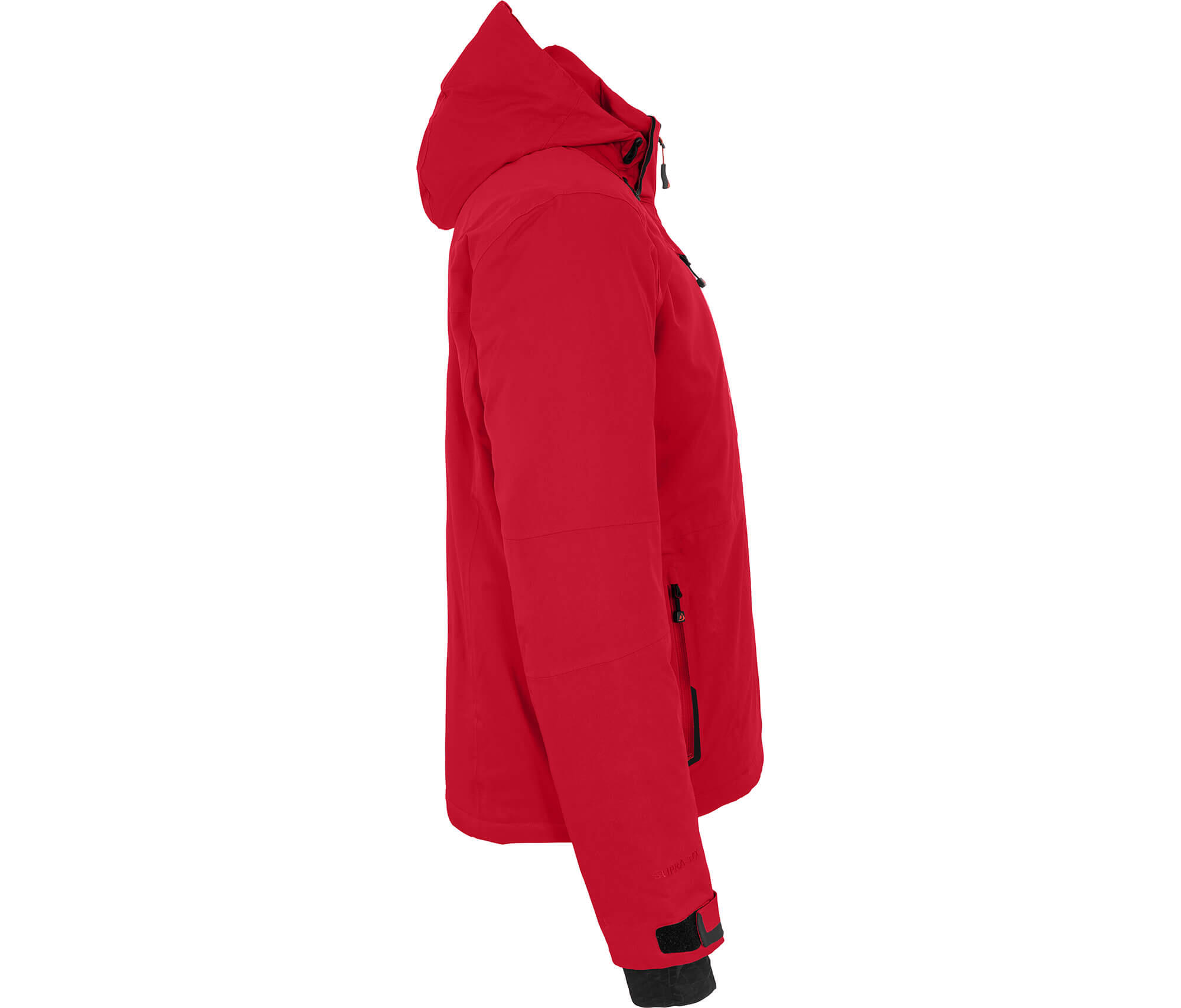 Herren Skijacke wattiert, 20000 mm Wassersäule Rot 3/6