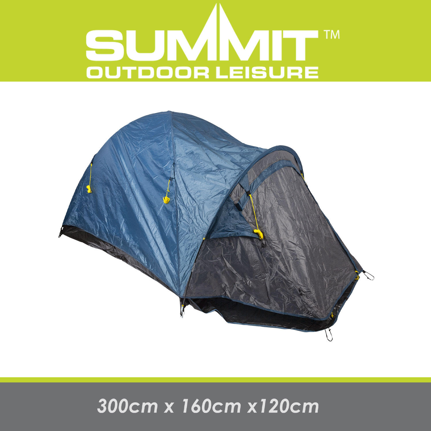 Dome Tent 2 Person Double Skin Taped seams, Built in groundsheet