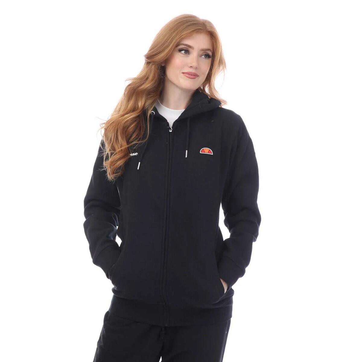 ELLESSE Womens/Ladies Henicea Regular Full Zip Hoodie (Black)