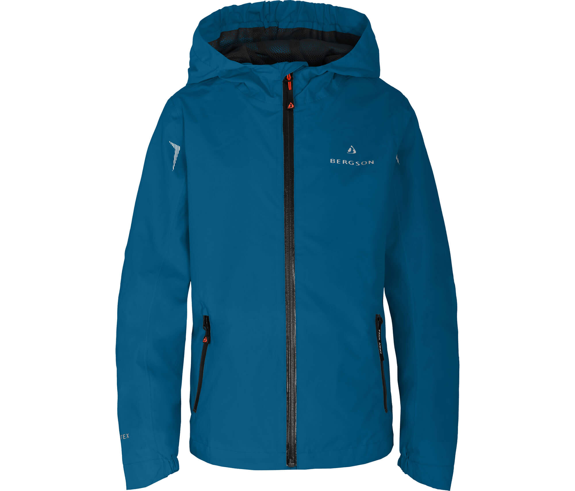 Regenjacke Netzfutter, 12000 mm Wassersäule Blau 2/4