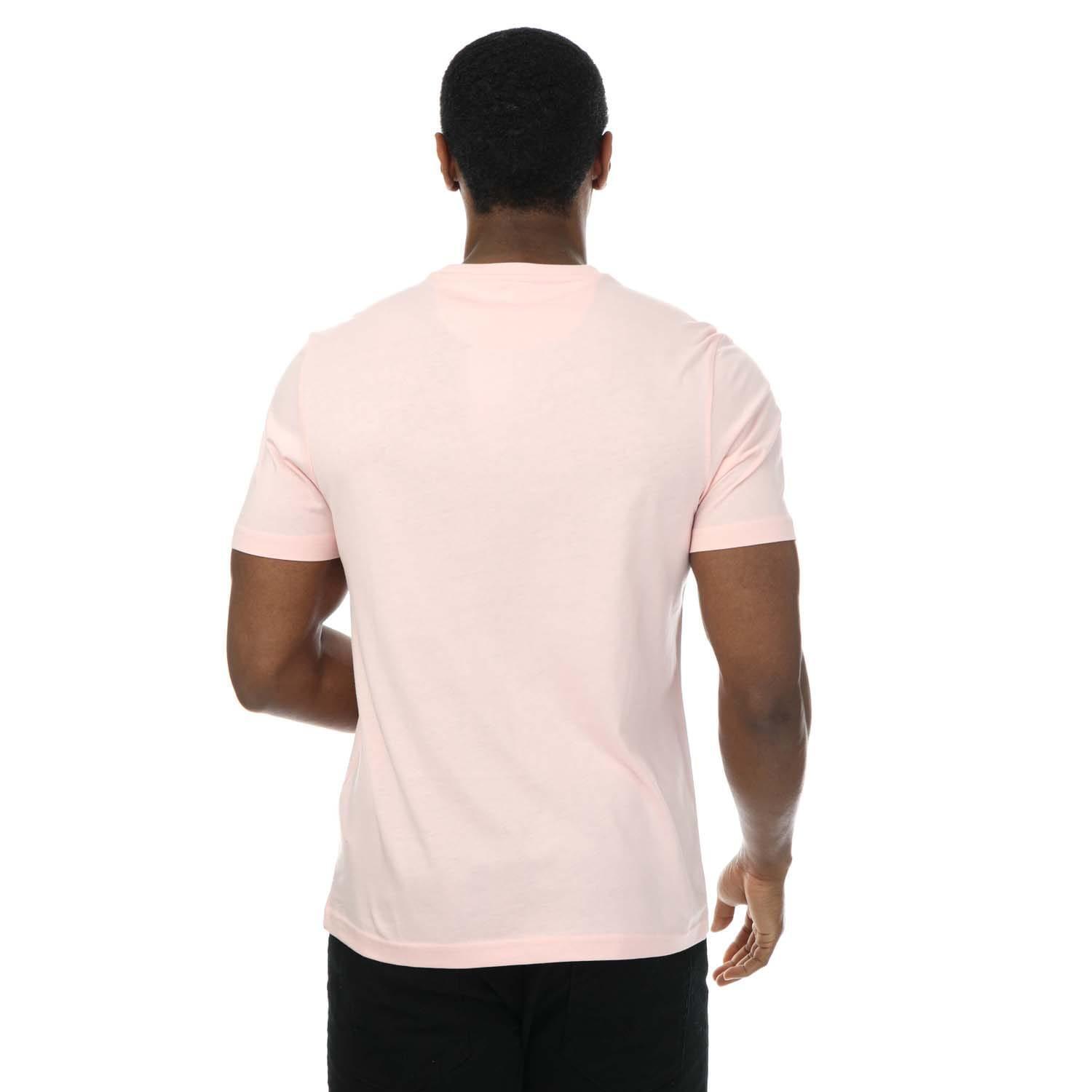 Mens Eddie Crew Neck TShirt (Rose) 2/4