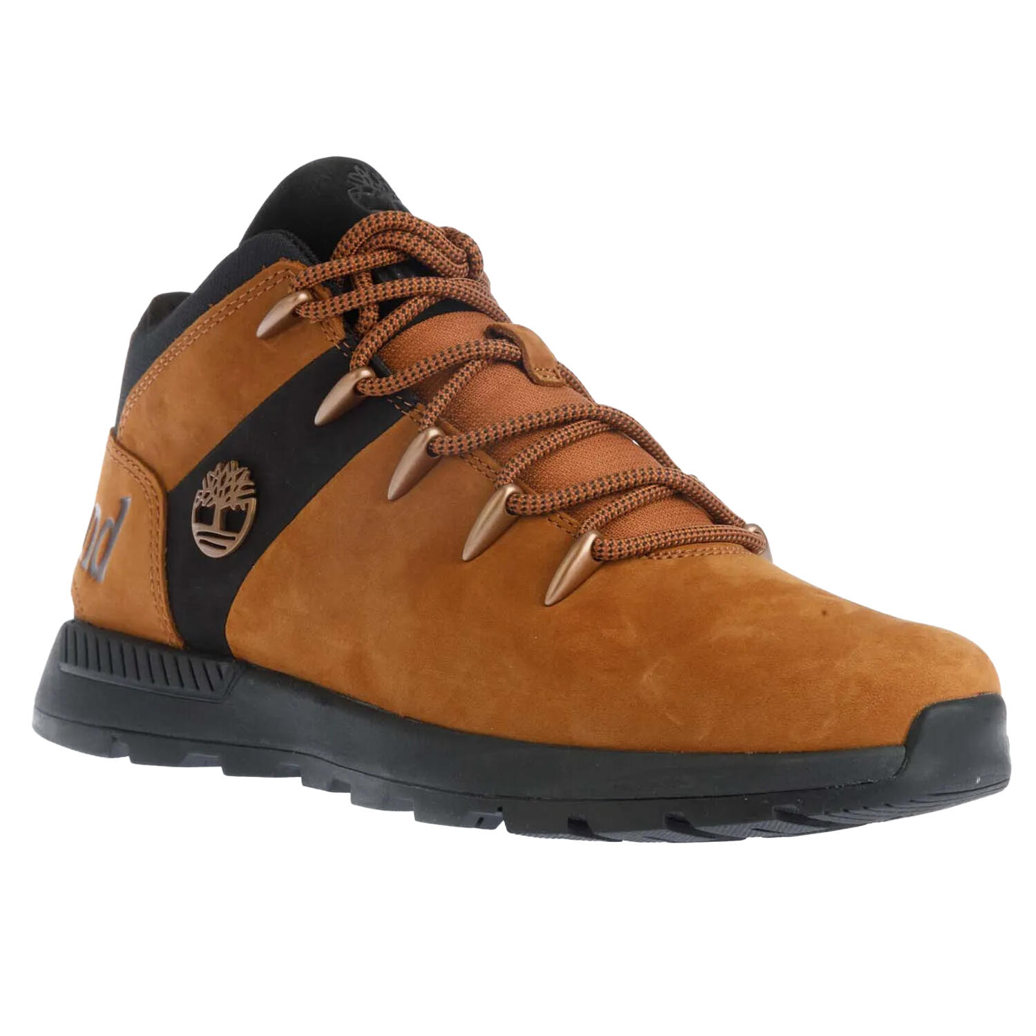 TIMBERLAND Unisex Adult Mid Cut Lace Up Trainers (Rust)