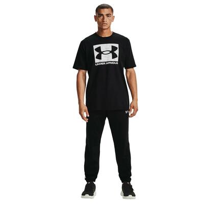 T-shirt under armour camo boxed, zwart, mannen