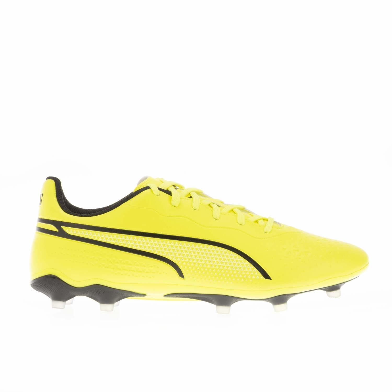 Mens King Match FG/AG Football Boots (Lime) PUMA Decathlon