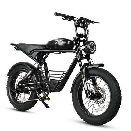 M20 Fatbike, E-bike, 250Watt motorvermogen, topsnelheid 25 km/u