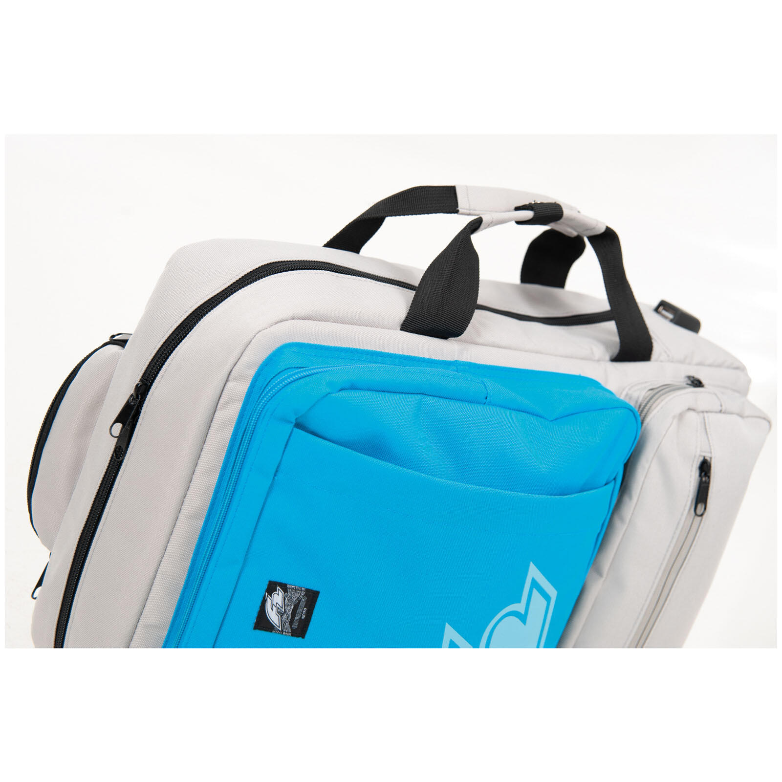 F2  Rucksack Ridge Tasche 14 L Grau/Blau 2024 3/4