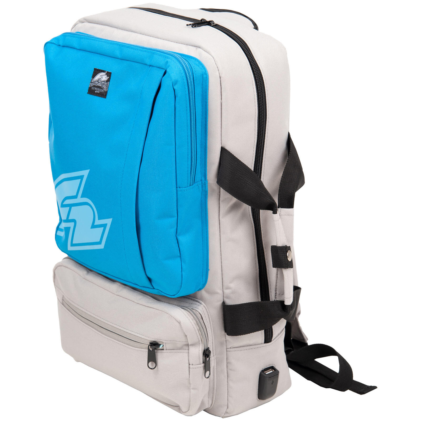 F2  Rucksack Ridge Tasche 14 L Grau/Blau 2024 2/4