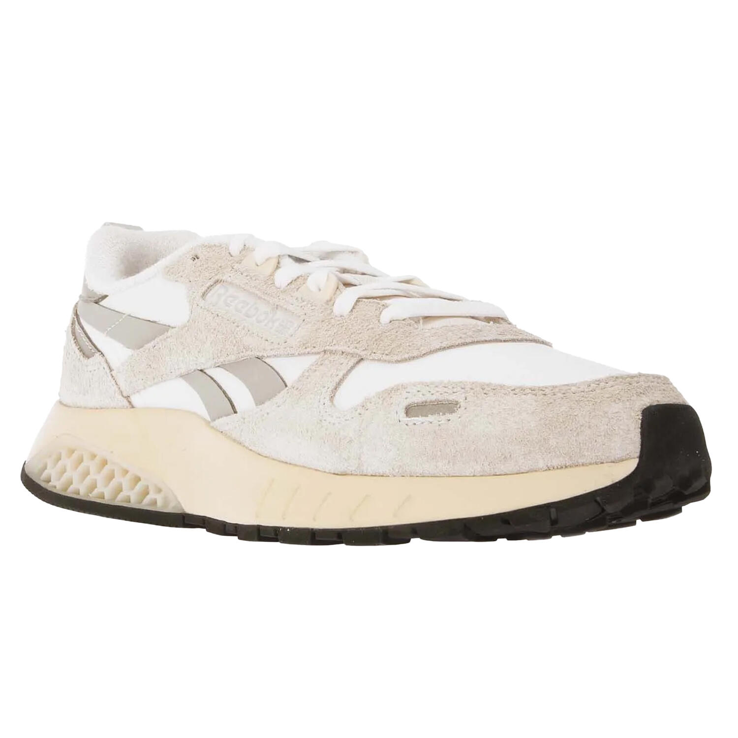 REEBOK Unisex Adult Leather Hexalite Trainers (White/Grey)