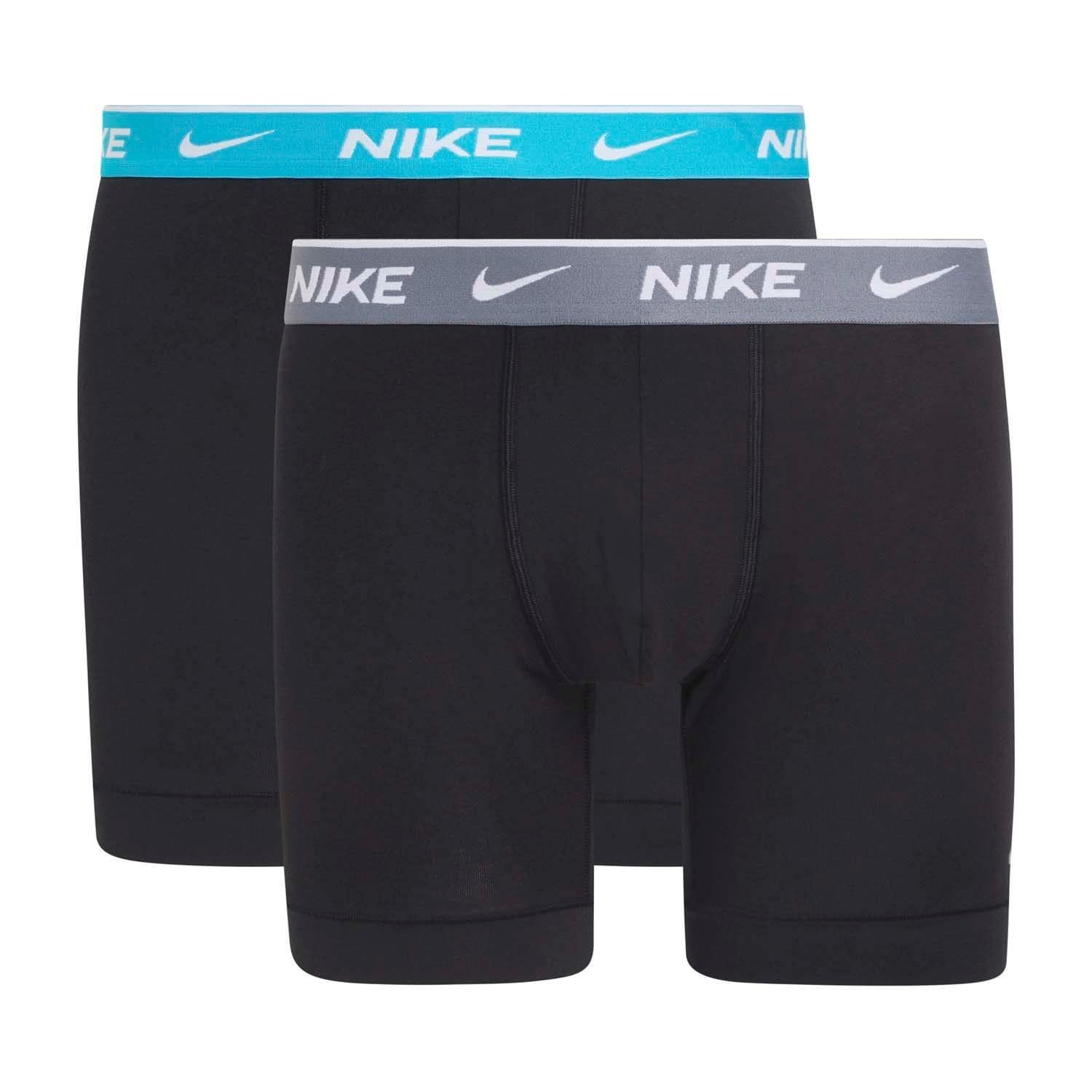 Mens Boxer Shorts (Pack of 2) (Black) 1/1