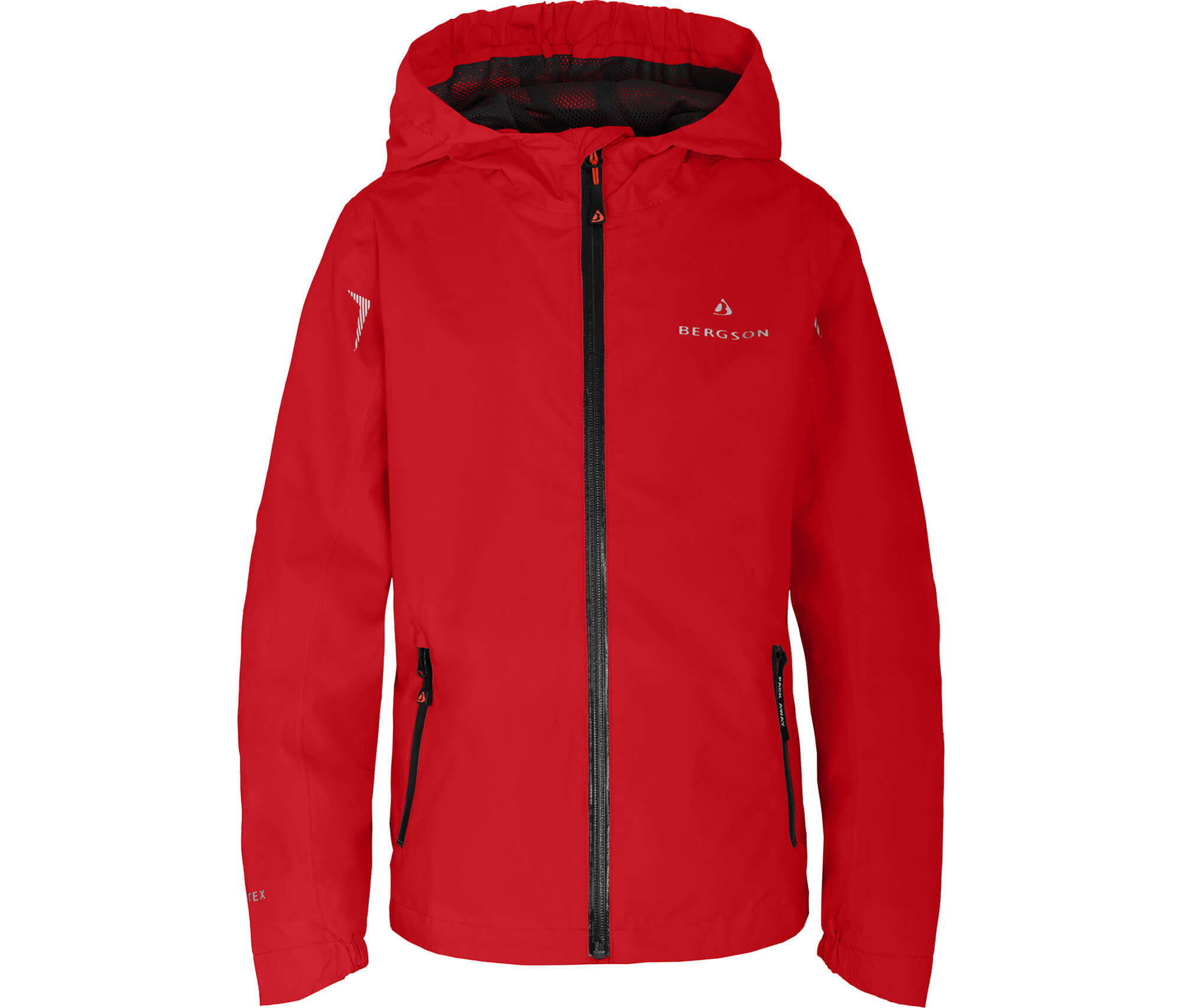 Regenjacke Netzfutter, 12000 mm Wassersäule rot 2/4