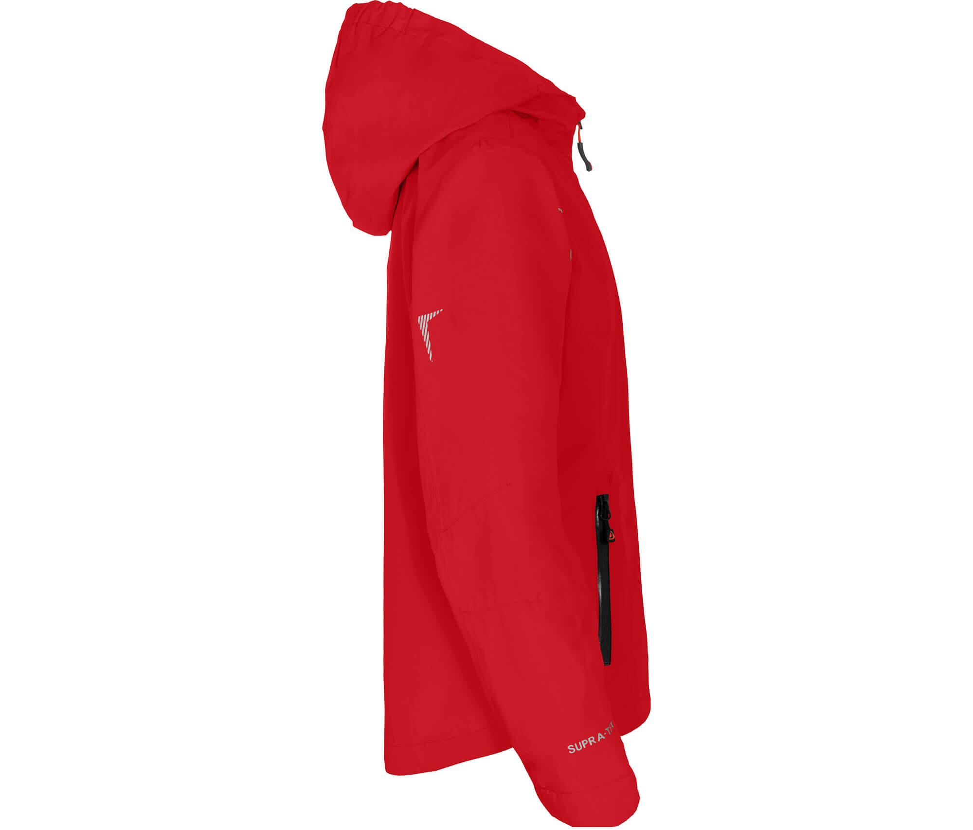 Regenjacke Netzfutter, 12000 mm Wassersäule rot 3/4
