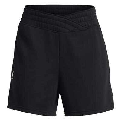 Dames rival french terry korte broek (zwart)