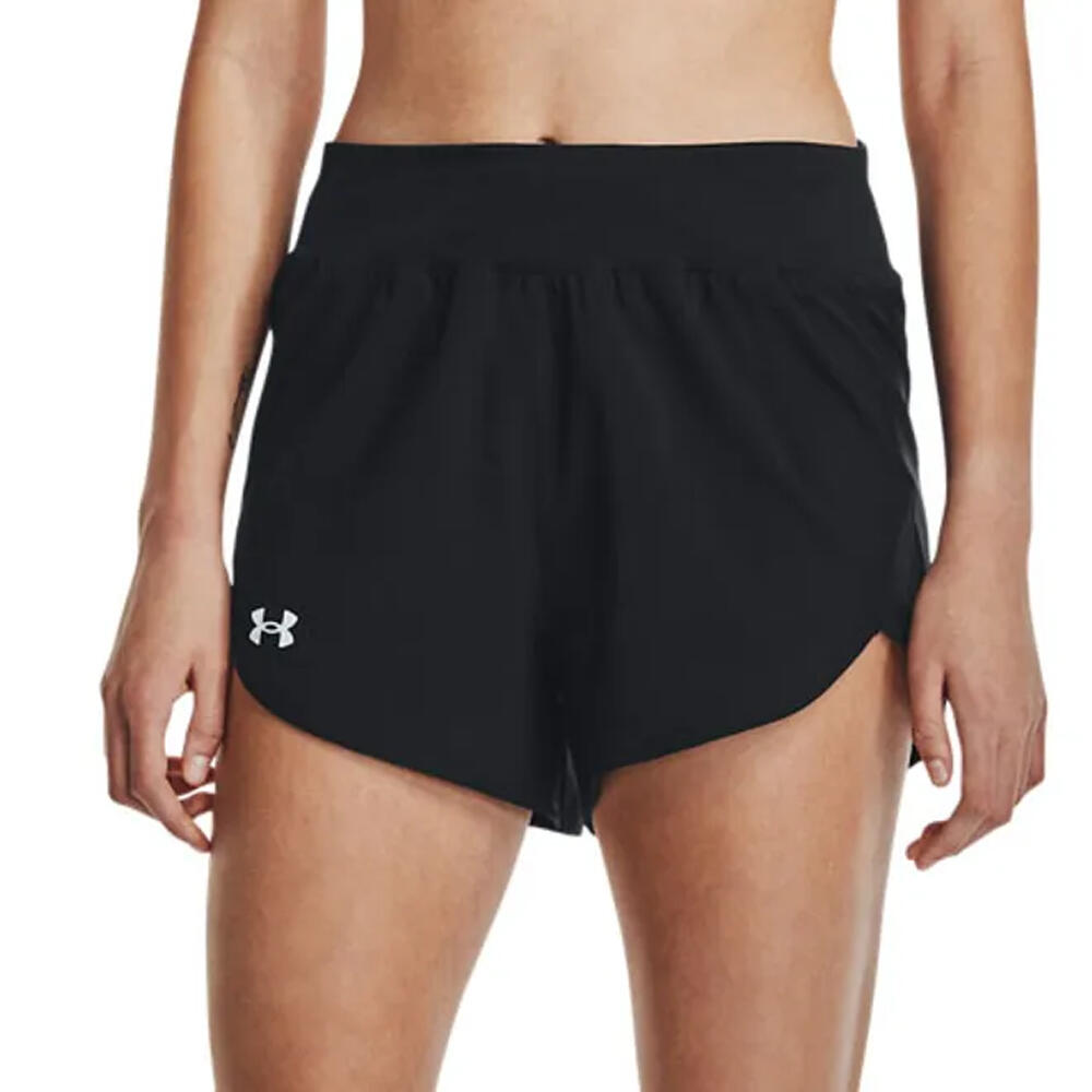 UNDER ARMOUR Womens/Ladies Fly By Elite High Rise Shorts (Black)