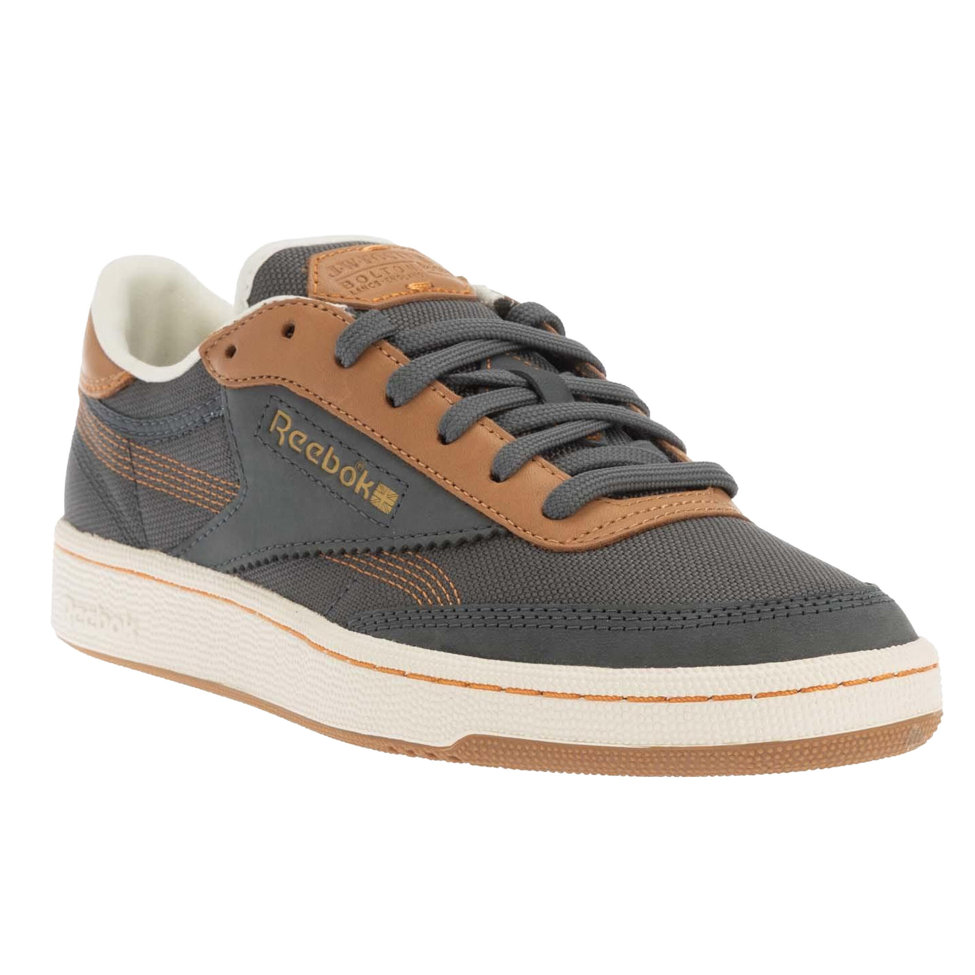 REEBOK Mens Club C 85 Vintage Leather Trainers (Grey)