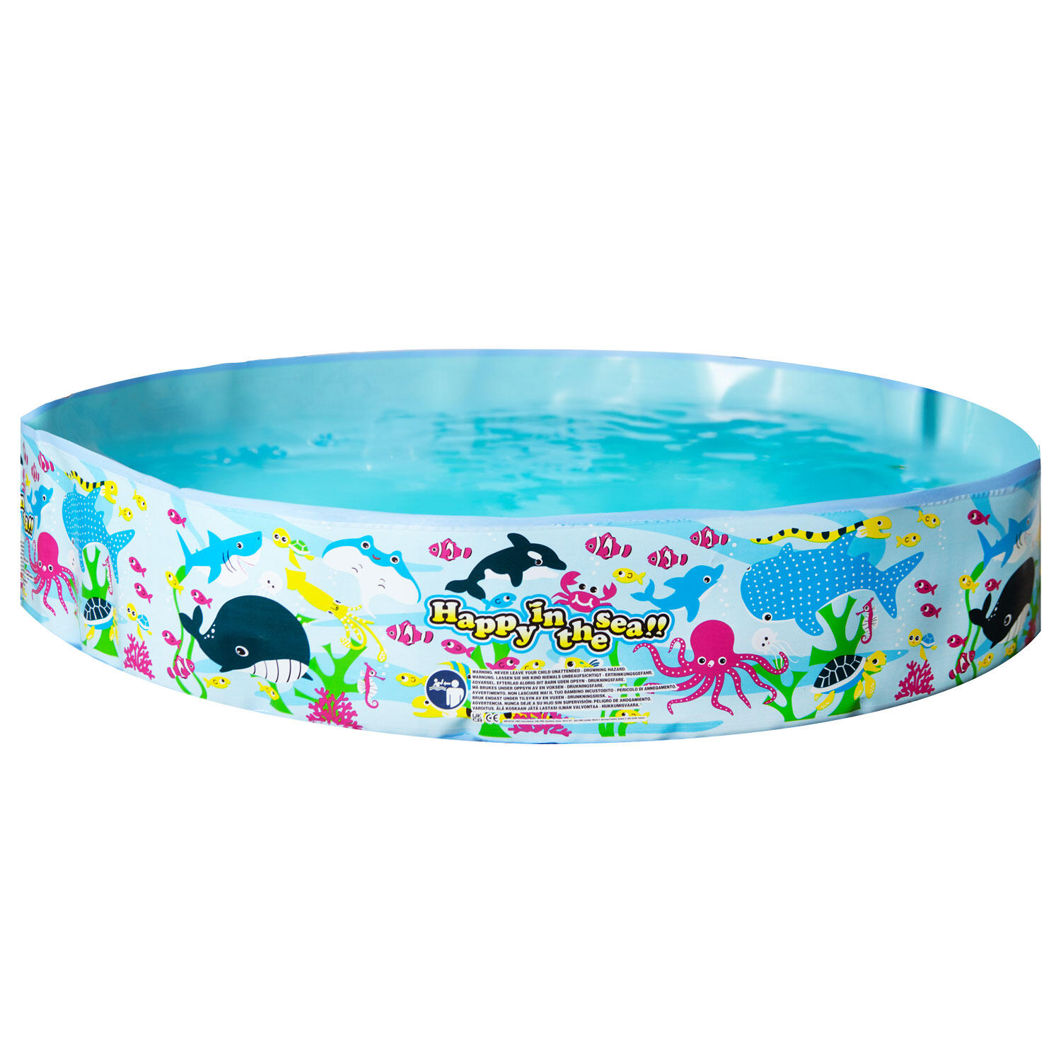 SUMMIT Childrens Paddling Pool 5ft, Rigid No Inflation 5ft x 25cm
