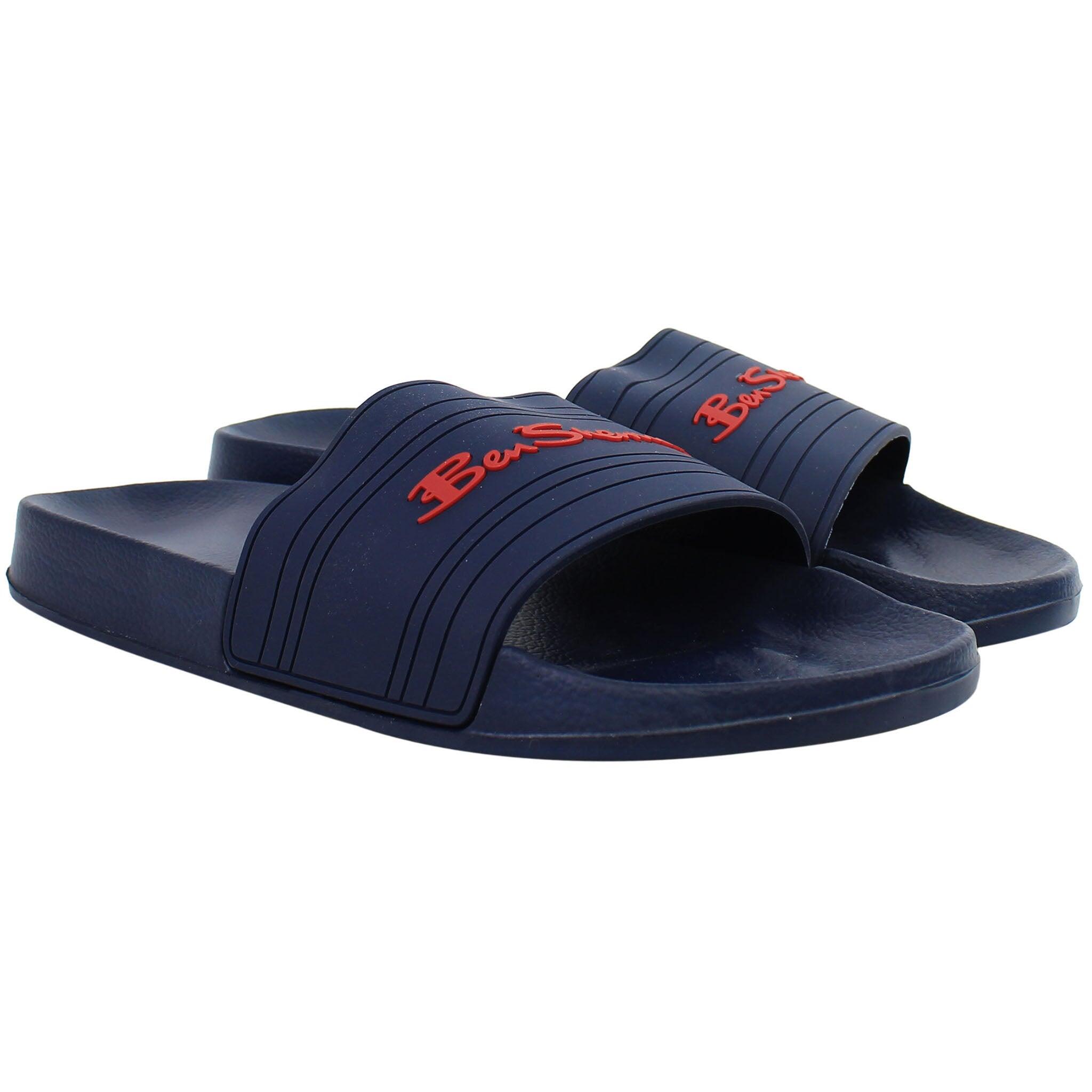 Ben Sherman Southend Mens Navy Sliders 2/5
