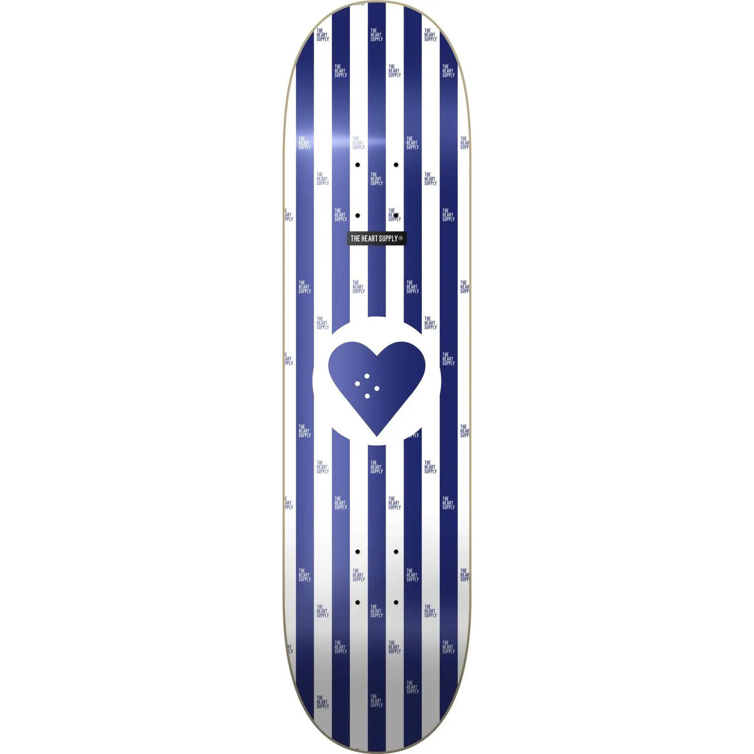 The Heart Supply - Planche De Skate Heart Supply Round Logo Sans Roues - Planche De Skate - Blanc|bleu - Taille Unique - Decathlon