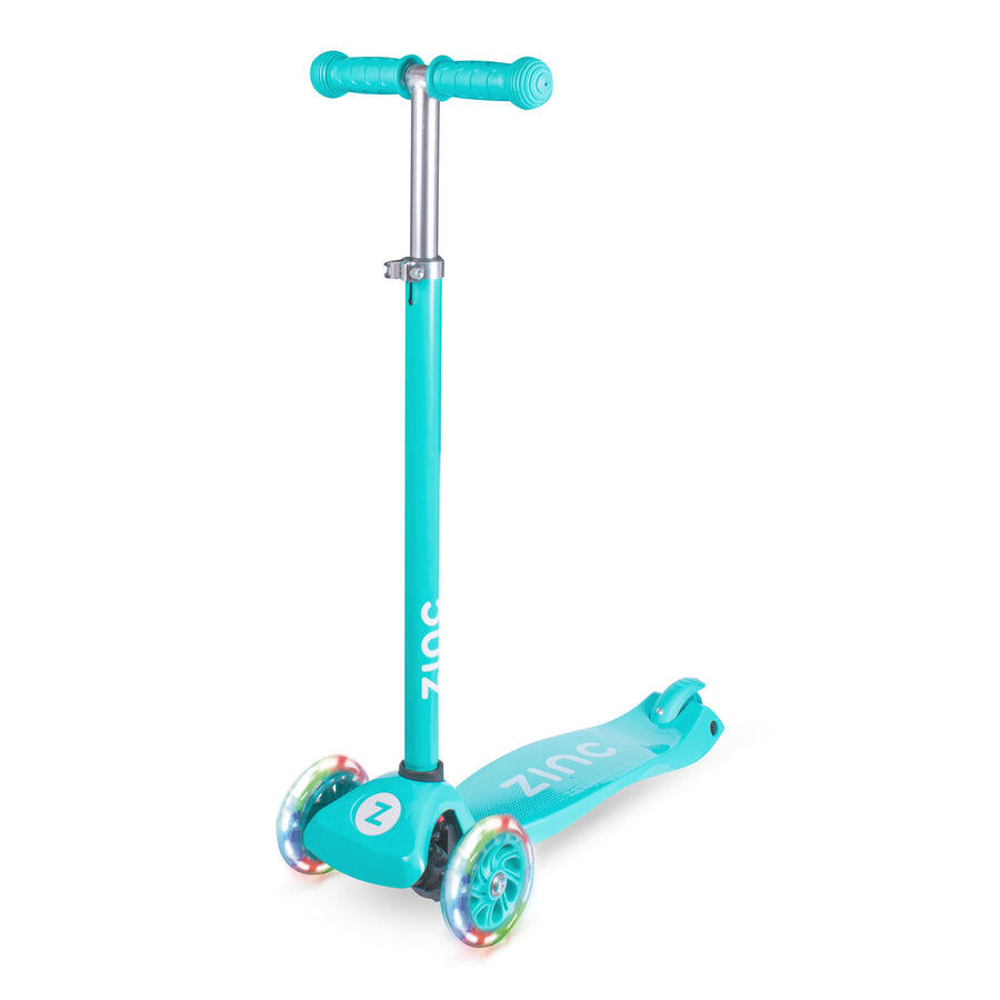 ZINC Zinc Three Wheeled Light Up Star Scooter - Blue