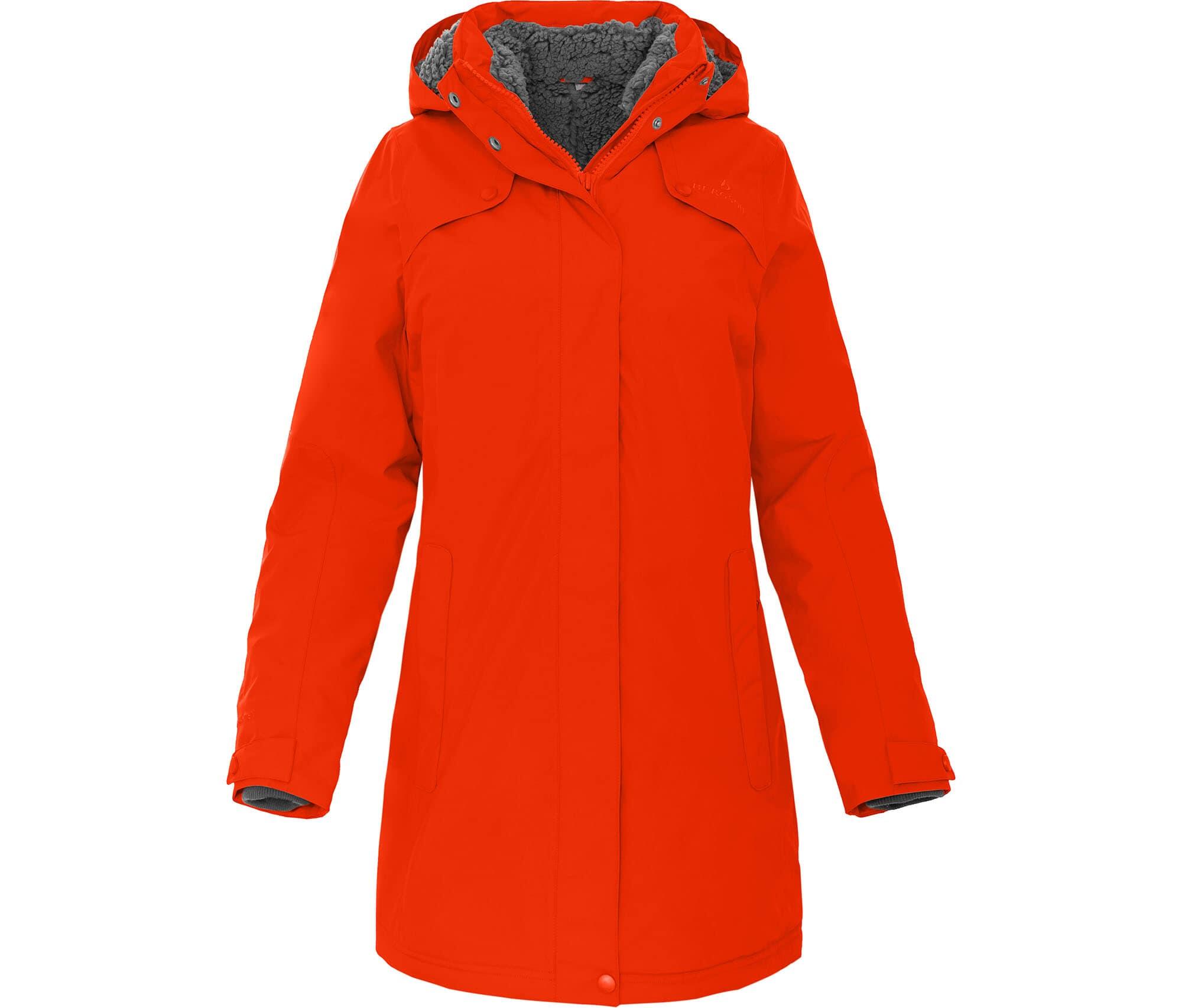 Wintermantel Teddy Futter, warm wattiert, 20000 mm Wassersäule rot 2/7