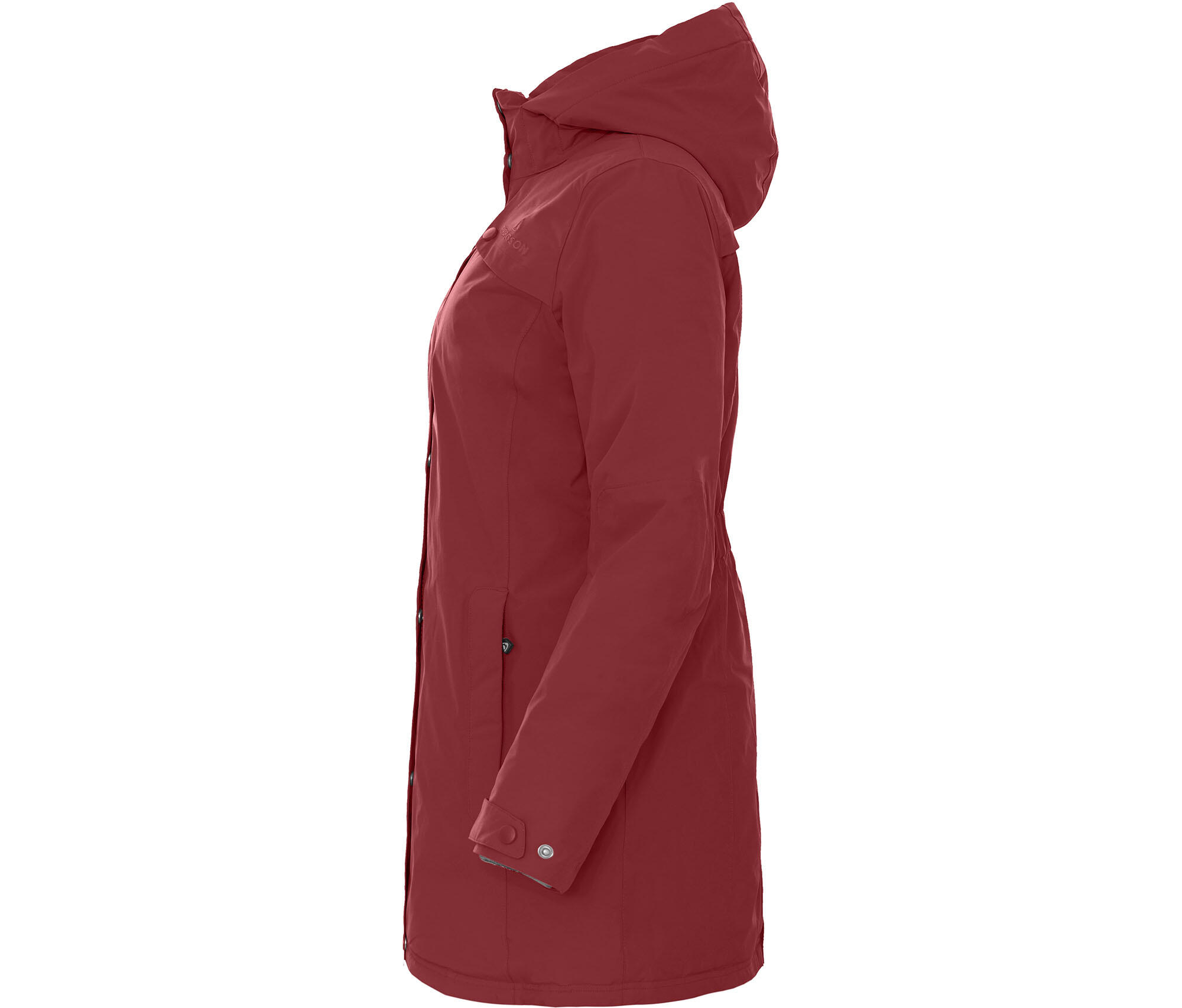 Wintermantel Teddy Futter, warm wattiert, 20000 mm Wassersäule Rot 3/7