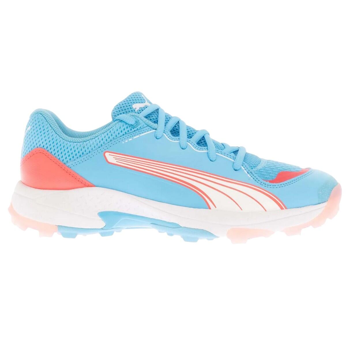 Mens Spike 24.1 Cricket Shoes (Blue/Red) 3/4