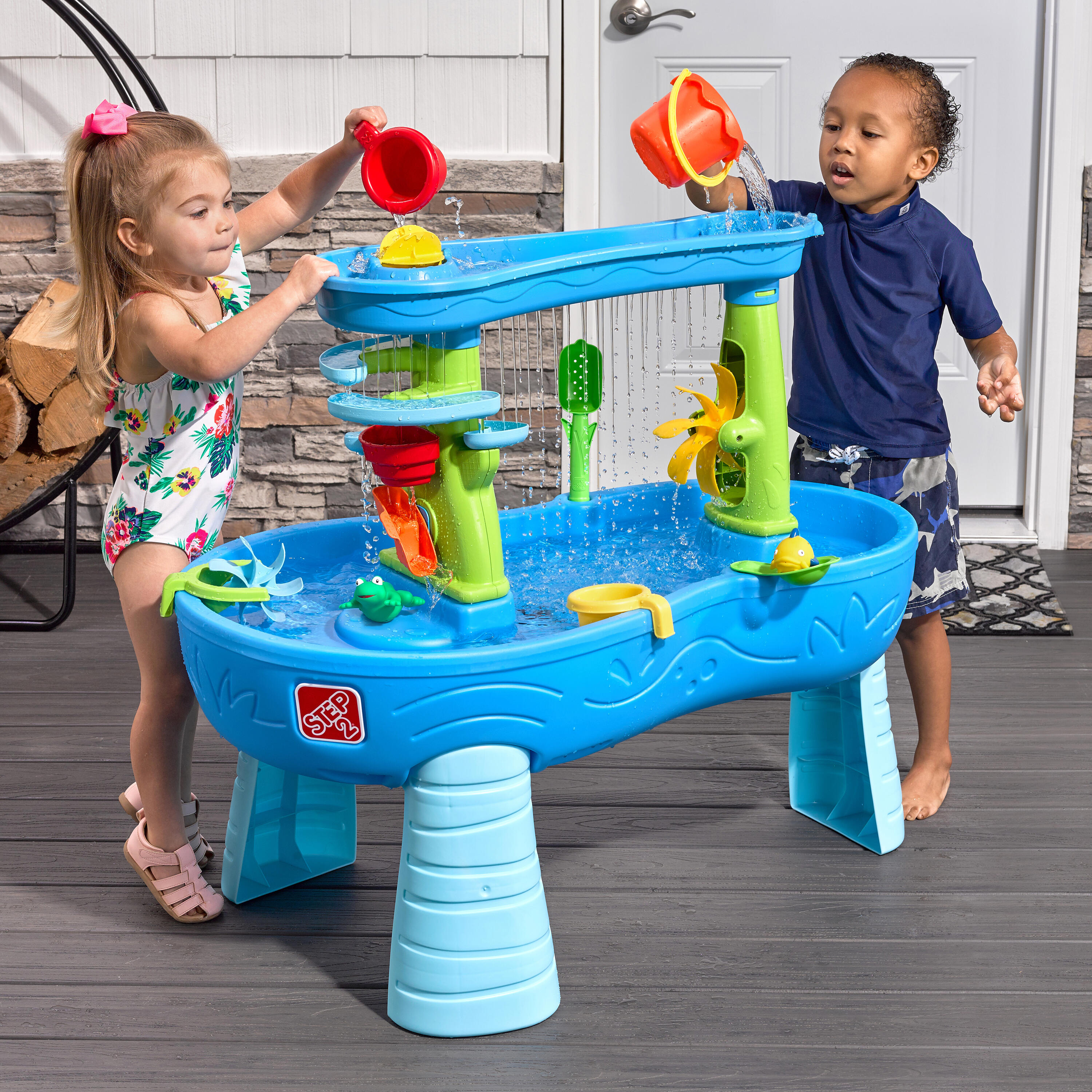 Water Table Double Showers Splash with 11 accessories 6/6