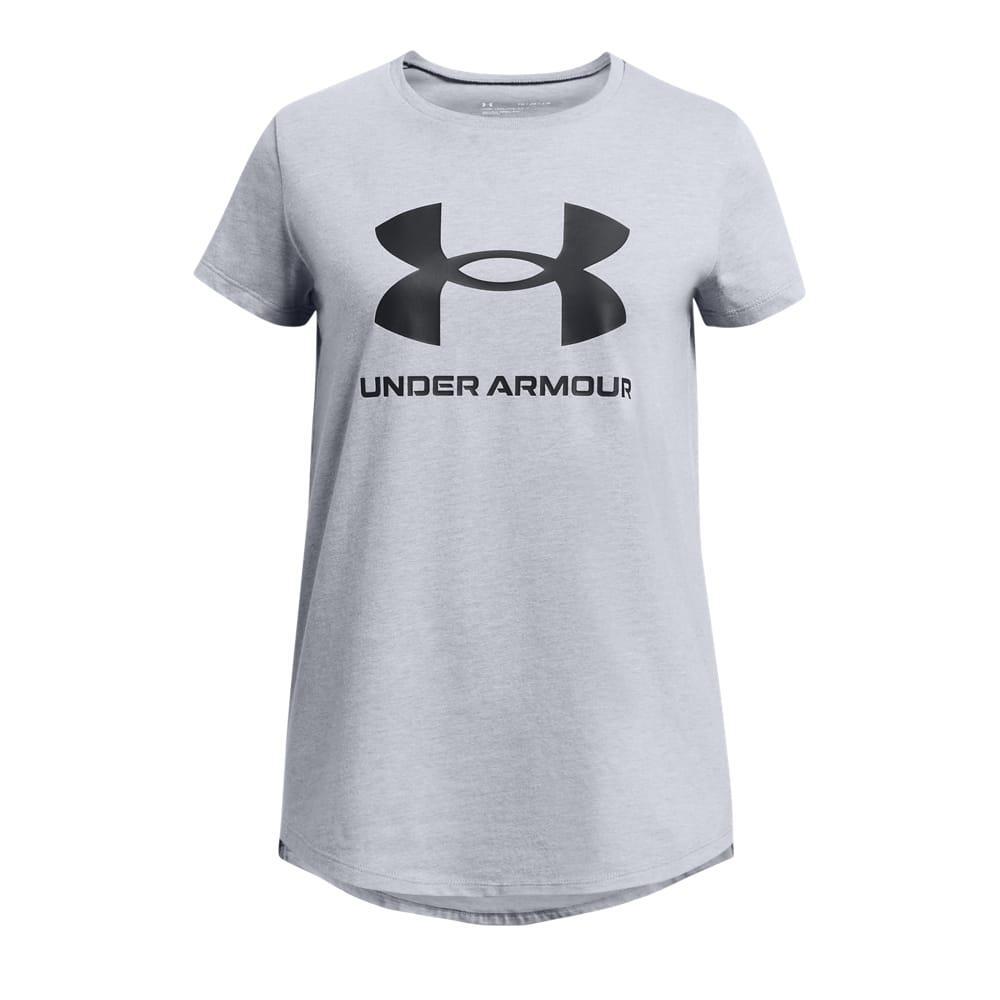 Girls Sportswear Logo TShirt (Grey) 1/2