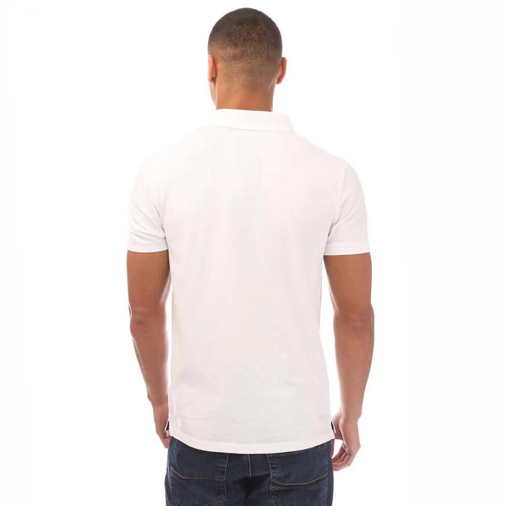 Mens Merrymee River Polo Shirt (White) 2/3