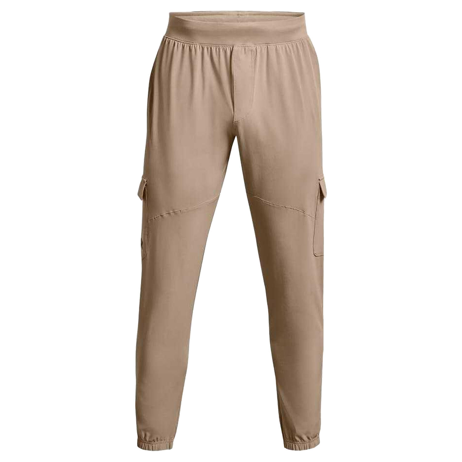Mens Woven Cargo Trousers (Brown) 1/3